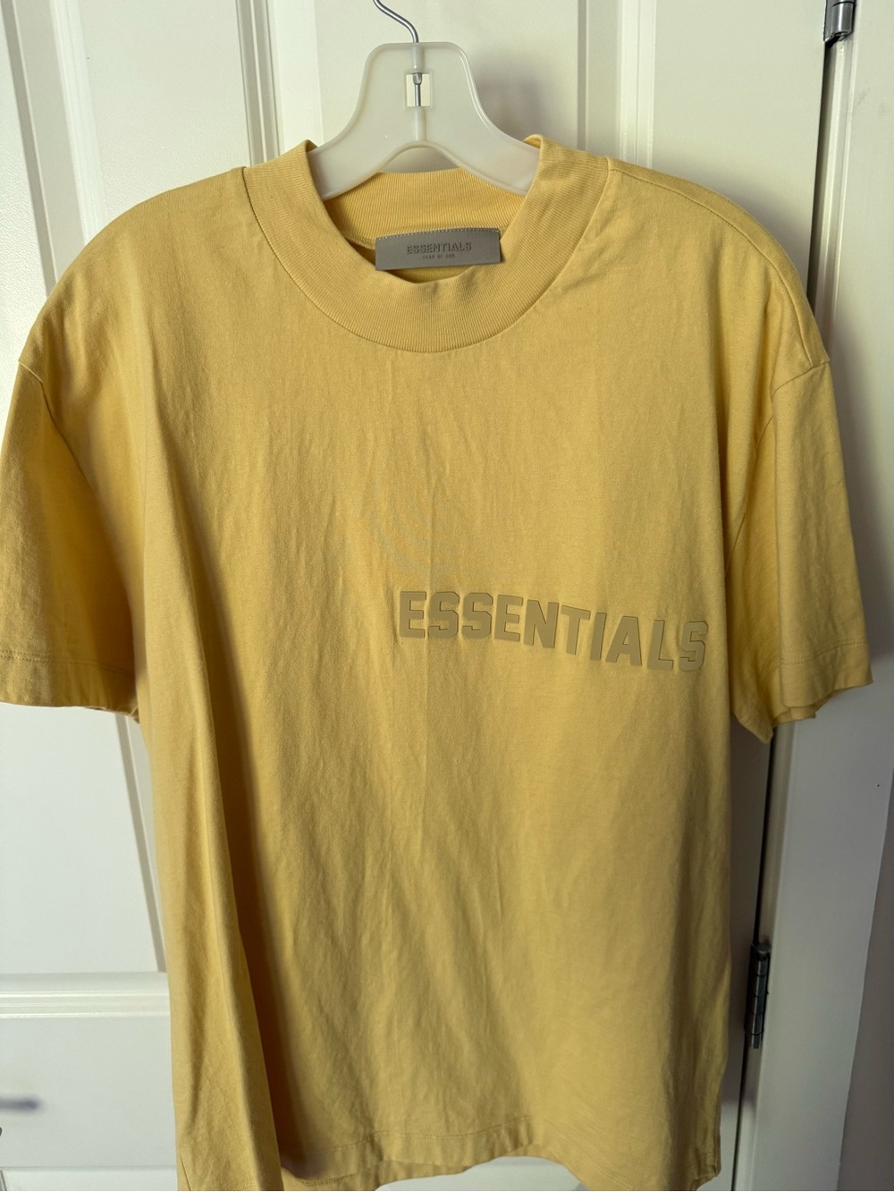 Essentials Sunny Yellow Cotton Tee